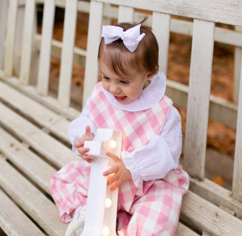 A little girls 1st birthday shoot